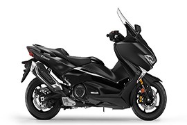 All YAMAHA TMAX models and generations by year, specs reference 