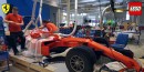 Life-size LEGO Ferrari SF70H Formula 1 Car