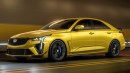 2024 Cadillac CT4-V Blackwing in Cyber Yellow Metallic