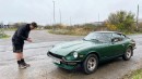 LS-swapped Datsun 280Z cremates rubber