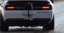 1,000 HP Dodge Challenger Hellcat snaps a half axle