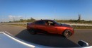 Dodge Charger Hellcat takes on a Chevrolet Camaro SS, both tuned