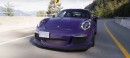 Ultraviolet Porsche 911 GT3 RS PDK Hooning in Mexico