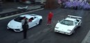 1,100 HP Lamborghini Huracan vs Lamborghini Countach Drag Race