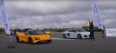 1100HP Audi R8 V10 Plus Drag Races Stock McLaren 765LT