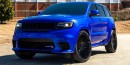 1,150 HP Iso Blue Jeep Trackhawk RS Edition with Cranberry and 24-inch Forgiato Tecnica S