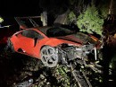 Lamborghini Huracan crashed in Vancouver, Canada