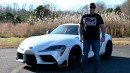 2020 Toyota Supra A90 Launch Edition on AWE flying quarter mile