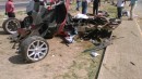 Koenigsegg CCX totaled in Mexico crash