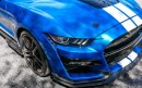2020 Shelby GT500 in Velocity Blue getting auctioned off