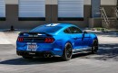 2020 Shelby GT500 in Velocity Blue getting auctioned off