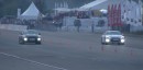 GT-R drag race in Russia