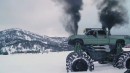 Monster Truck with radioactive jet engine