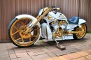 Custom gold-plated Harley-Davidson estimated at well over $1.5 million is now in police custody