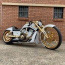 Custom gold-plated Harley-Davidson estimated at well over $1.5 million is now in police custody