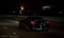 1,500 HP  Corvette Nearly Crashes into Two GT-R During Street Race