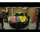 Supreme x Louis Vuitton-wrapped Ferrari F12 berlinetta of Rashed Belhasa (a.k.a. Money Kicks)