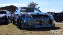 Heavily modified Honda Civic with almost 1,500 horsepower