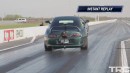 1800 HP "Yoda Supra" With Billet 2JZ Does Big Wheelie and 7-Second Pulls