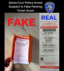 Fake parking tickets in Santa Cruz, California