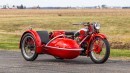 1937 Moto Guzzi GTS 500 with matching sidecar
