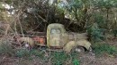 abandoned International KB truck