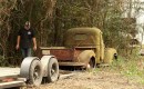 abandoned International KB truck