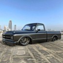 Slammed Chevrolet C10 Action Line rendering by personalizatuauto