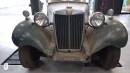 1950 MG TD roadster barn find