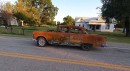 1955 Chevrolet Bel Air fire wreck