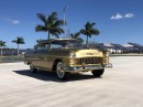 Replica of the 1955 gold-plated Chevrolet Bel Air Sports Coupe