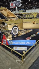 The 1955 Chevrolet Bel Air Replica with 24-carat gold plating
