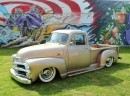 1955 Chevrolet First Series bagged restomod pickup truck