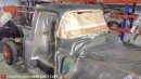 1955 Chevrolet 3100 Stepside pickup truck restoration project and custom color change