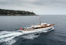 Classic yacht Sans Souci by Abeking & Rasmussen