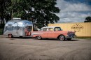 1957 Chevy Bel Air Tri-Five on 355 SBC with Airstream 16 for sale by GKM