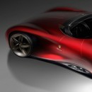 Ferrari 250 Testa Rossa tribute rendering