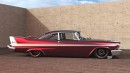 1958 Plymouth Fury Christine Hellafurious rendering by abimelecdesign and speedkore01
