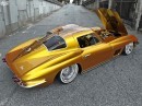 1963 Chevrolet Corvette "Golden Glory" Lowrider rendering