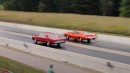 1964 Pontiac GTO vs. 1970 Oldsmobile 442 drag race