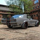 1965 Ford Mustang Restomod Coyote V8 T56 rendering by personalizatuauto