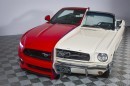 1965 Mustang conjoined with 2015 Mustang