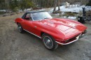 1966 Chevrolet Corvette Convertible 427ci restored up for auction on eBay