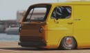 1966 Chevy Van "Yellow Racer" rendering