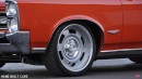 1966 Pontiac GTO 389 Tri-Power V8 engine restomod by Hand Built Cars