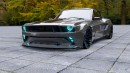 1967 Ford Mustang Widebody modernization rendering by carmstyledesign