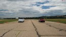 1968 Ford Mustang GT/CS Drag Races 2014 Ford Mustang GT