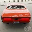 1968 Pontiac Firebird Convertible Concept Restomod rendering by wb.artist20