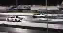 1969 Camaro vs fourth-gen Camaro drag race