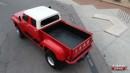 Custom 1969 Ford F-800 on School Bus chassis bagged dually on Ford Era